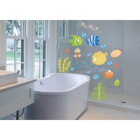 Cartoon Fish Wall Sticker